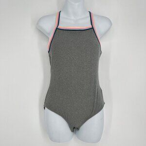 Epic Threads Womens Ribbed Knitted Tank Top With Multicolor Straps  Pewter Heath